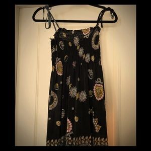 Tie coverup stretchy dress